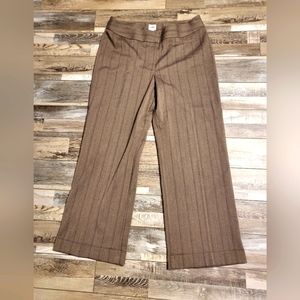 EUC - Chico's Women's SZ 3 (equal to size 16) pinstripe, cuffed dress slacks